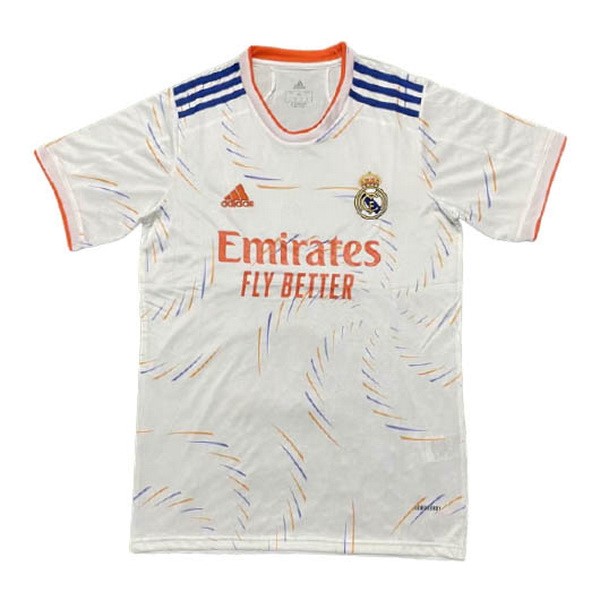 Tailandia Camiseta Real Madrid Replica Primera Ropa Concepto 2021/22 Blanco